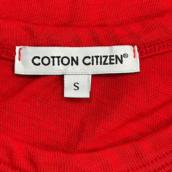 Cotton Citizen Cherry Red Tokyo Tank Top - Size Small - NWT - Picture 4 of 6